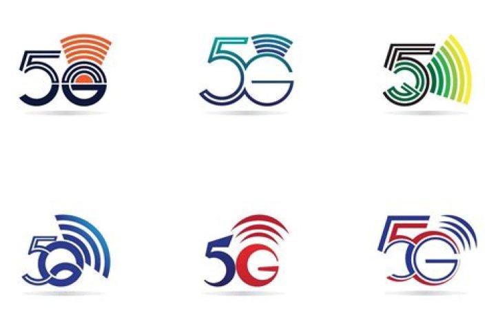 5G logo on graphic 5G logo on graphic