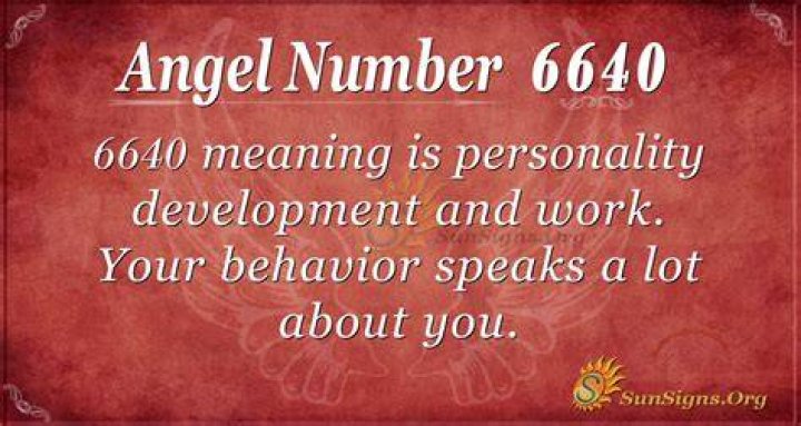 6640 angel number