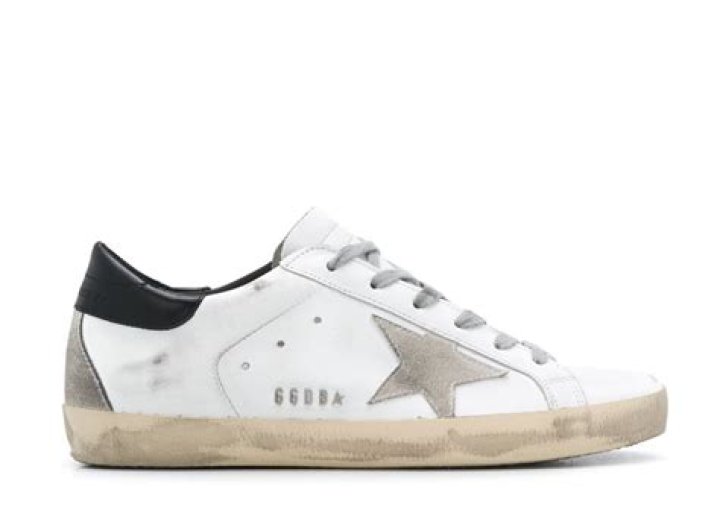 A white Golden Goose sneaker