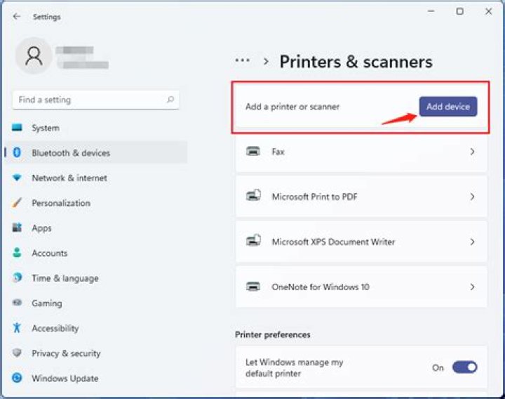 add a printer or scanner