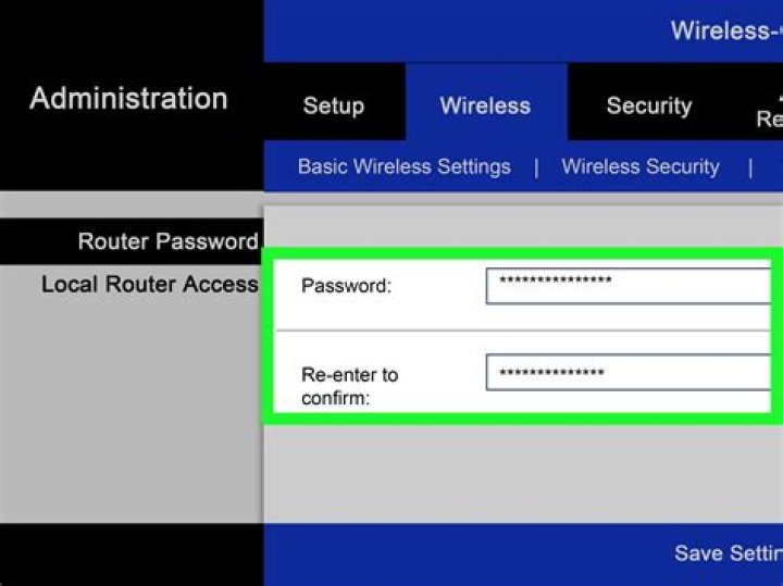 Linksys admin password admin password for your router