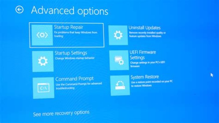 restart now button advanced startup Inaccessible Boot Device blue screen error