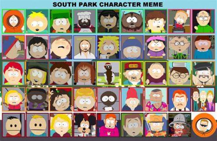 all south park characters all south park characters