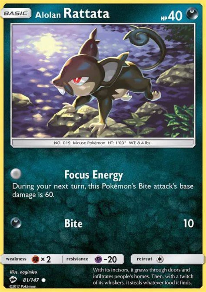 Alolan Rattata (Burning Shadows 81)