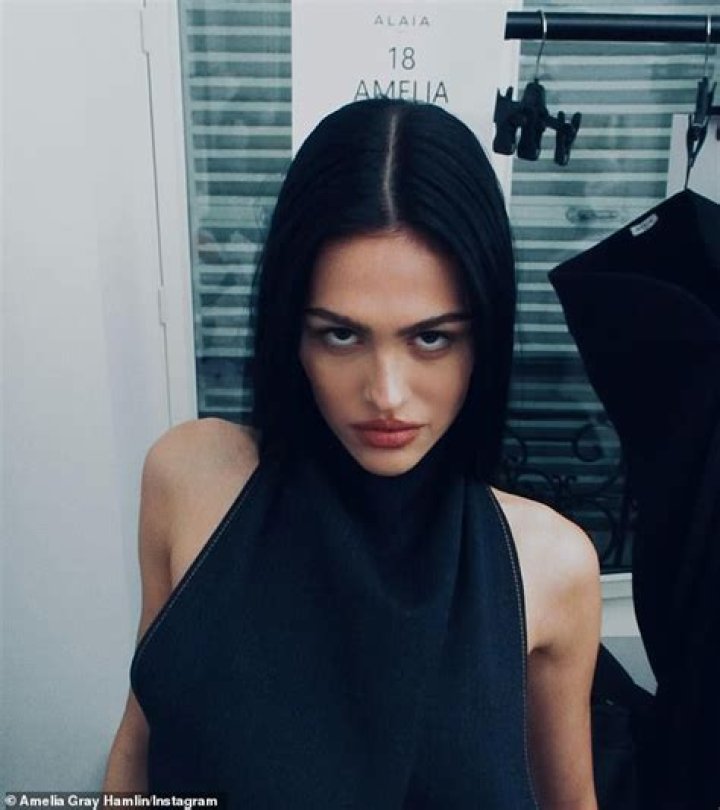 Amelia Hamlin topless on Instagram