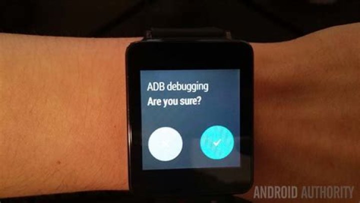Android Wear ADB Debugging AA Android Wear ADB developer options