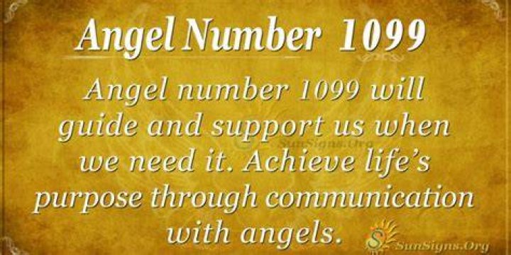 angel number 1099