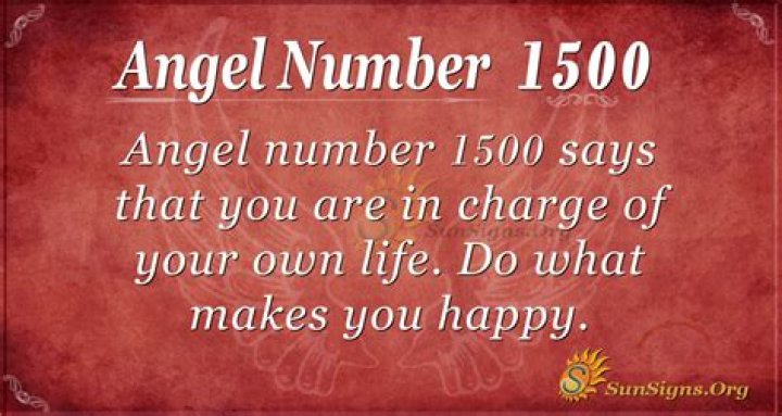 Angel Number 1500