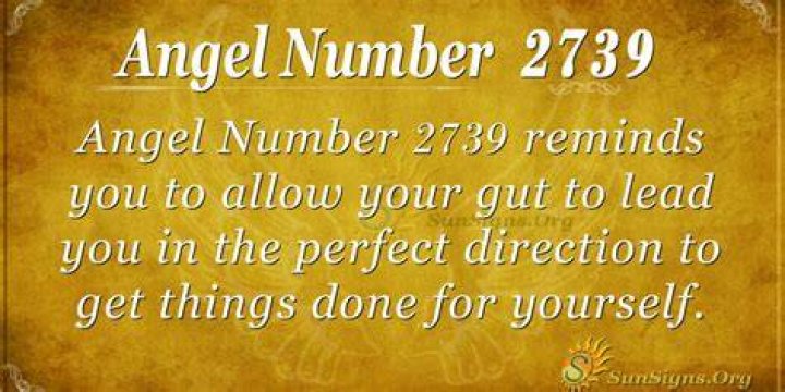 Angel Number 2739