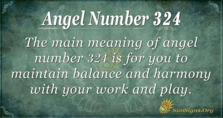 Angel Number 324