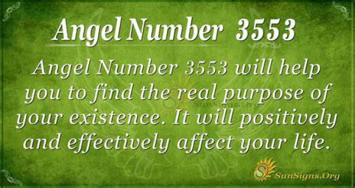 angel number 3553