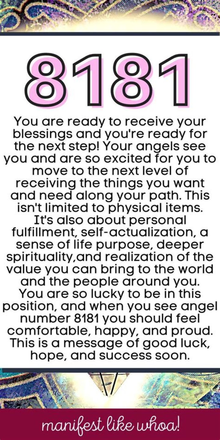 angel number 8181