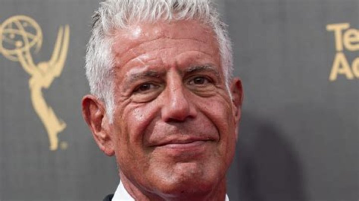 Anthony Bourdain close-up