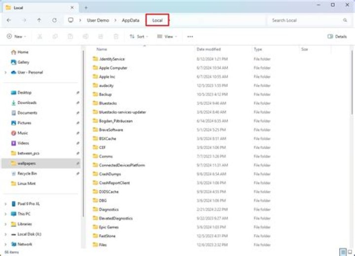 appdata local folder
