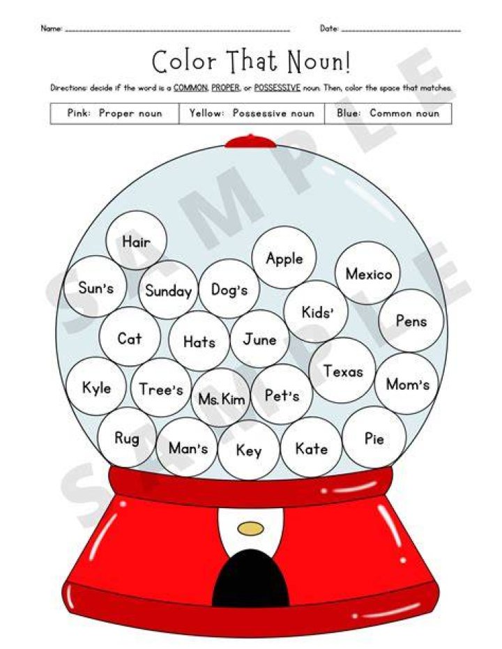 Are Colors Nouns