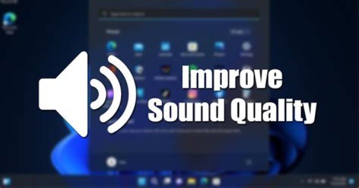 automatic-search improve sound quality laptop windows 10