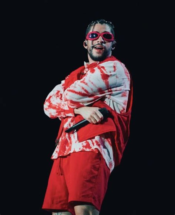 Bad Bunny on the red carpet