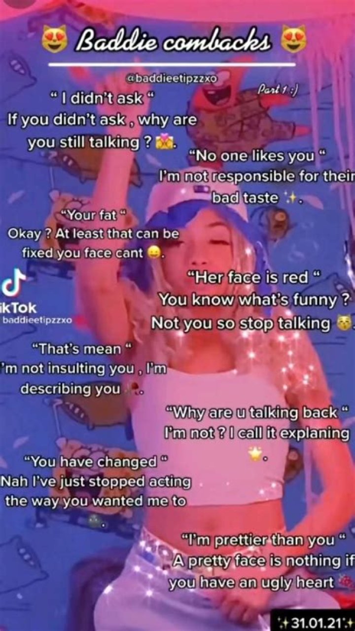 baddie comebacks baddie comebacks