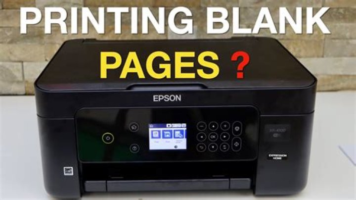Blank page when printing from Internet Explorer