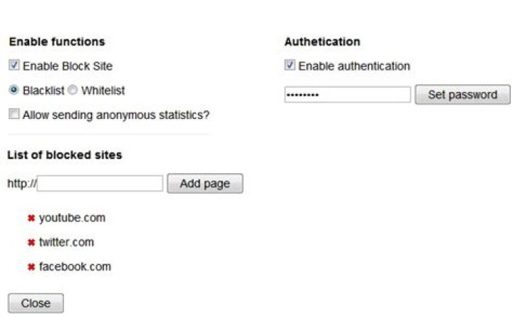 block site settings block site settings
