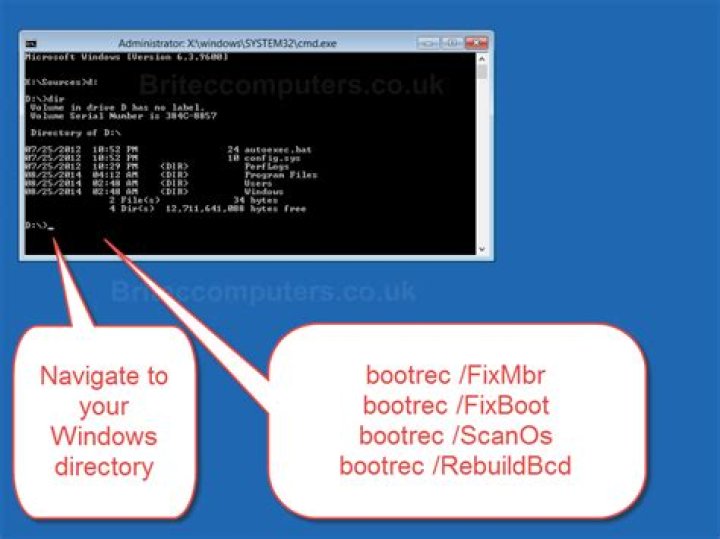 bootrec fixmbr command