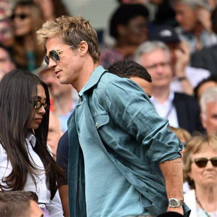 Brad Pitt at Wimbledon