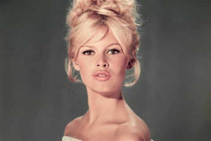 Brigitte Bardot in her iconic maxi slip gown
