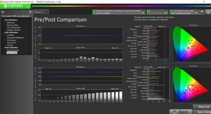 CalMAN Display Performance - White Point Average