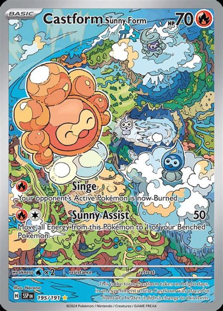 Castform (Sunny Form)