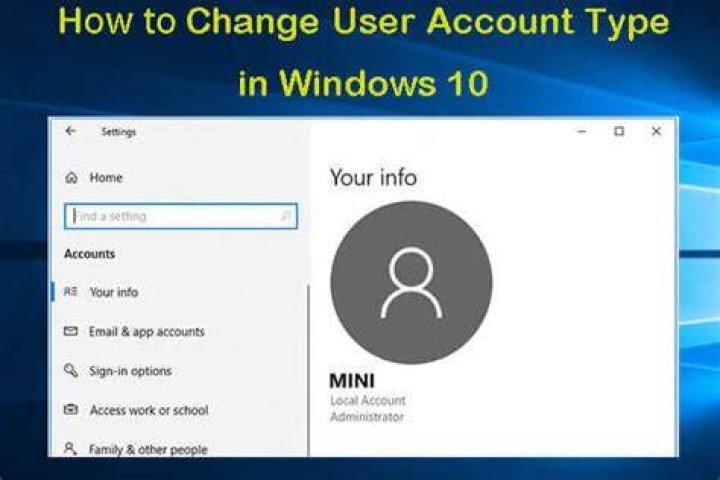 change account type