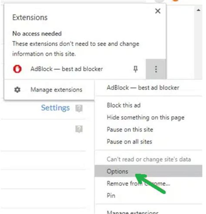 change adblock settings