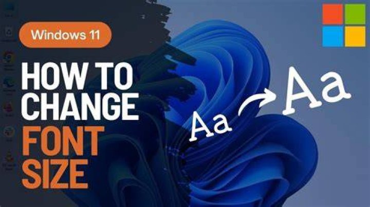 change font size in Windows 11