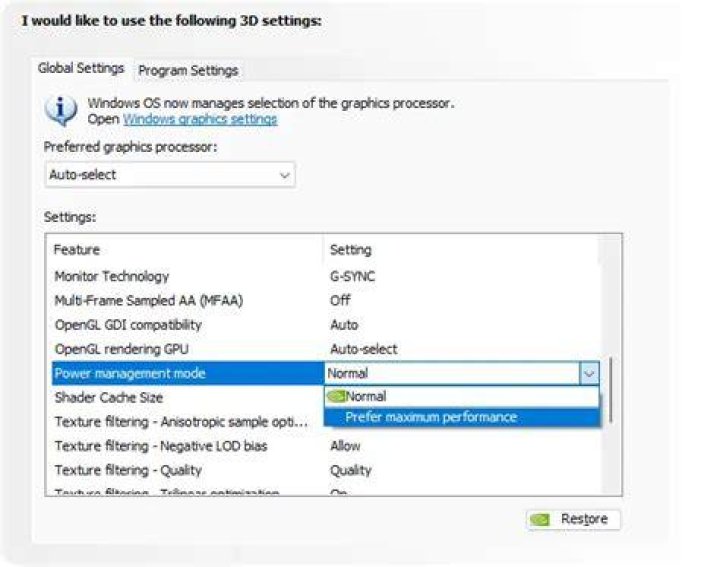 Change settings to maximum performance to fix Diagnostic Service Policy high CPU