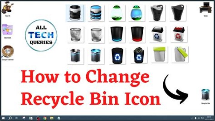 change the recycle bin empty icon