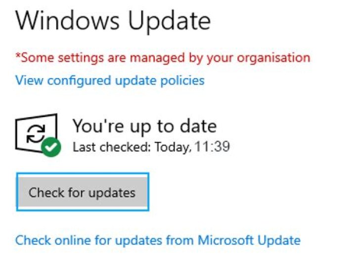 check for updates button check for updates Avipbb.sys Error