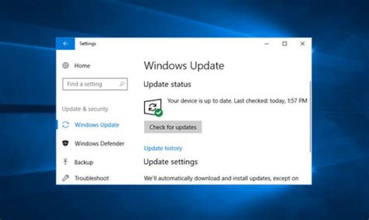 check for updates windows 10