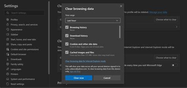 The Clear browsing data options in Chrome Clear browsing data options funimation not working on chrome