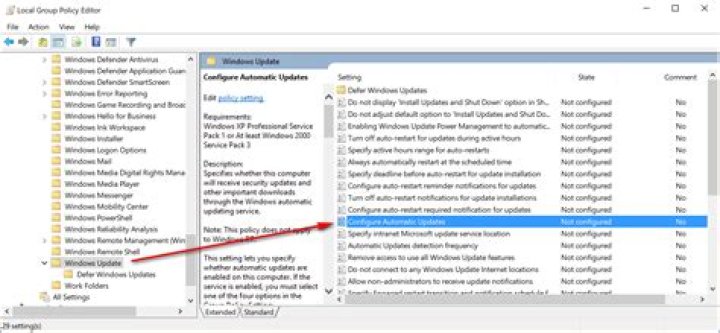 Configure Automatic Updates