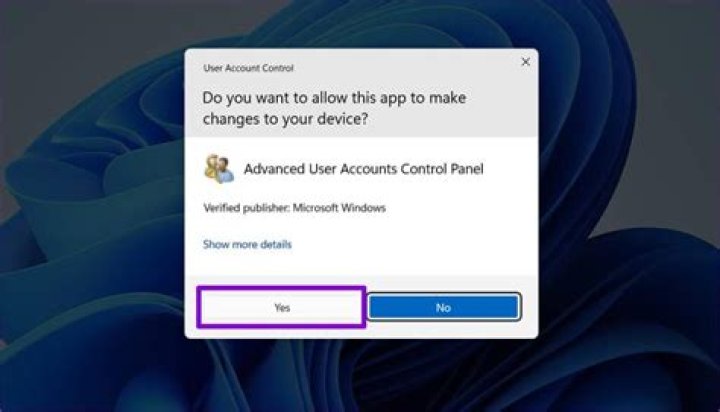 control panel UAC