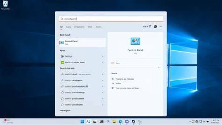 control panel windows 10 not opening