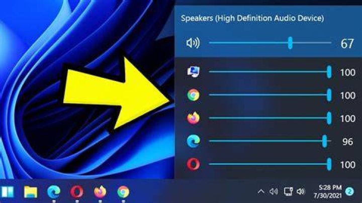Control the volume of each PC app