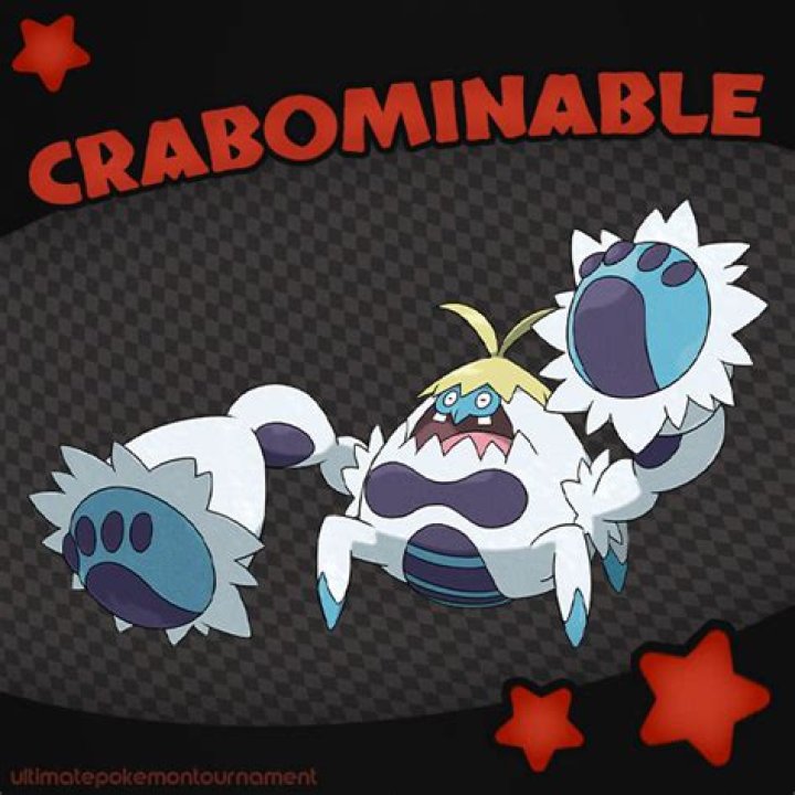 Crabominable firing its claw