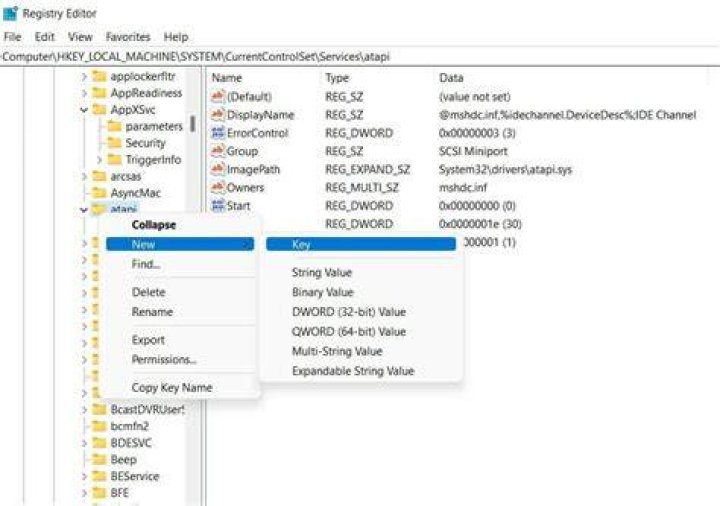 Create key controller0