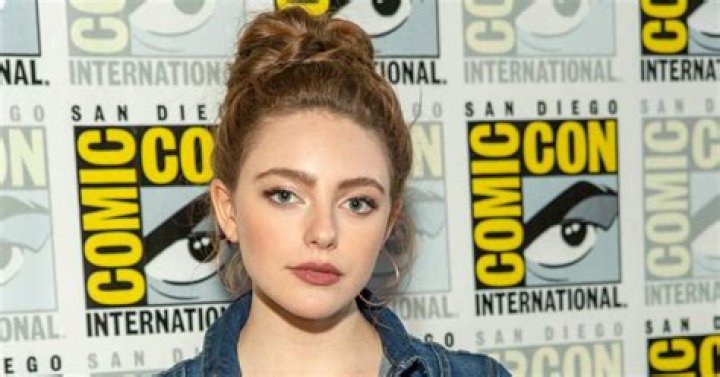 Danielle Rose Russell looking serious