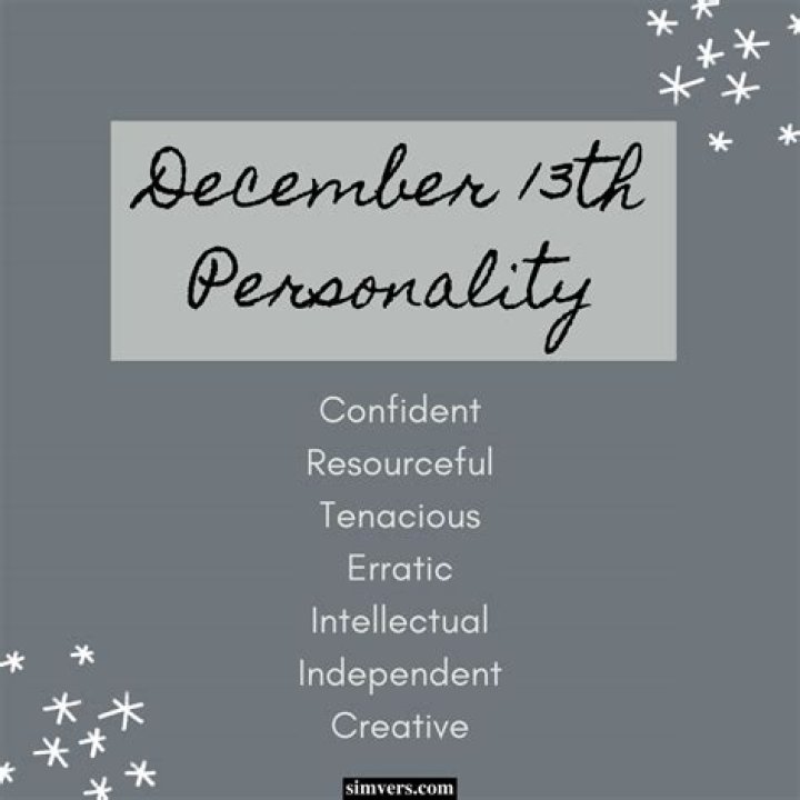 december 13 birthday personality