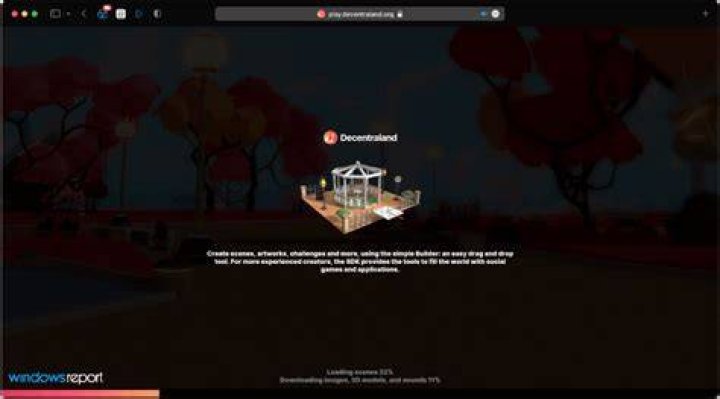 Decentraland not working or stuck at loading in Safari