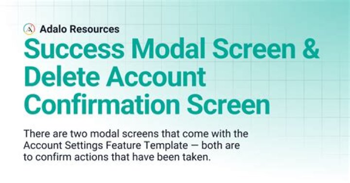 delete account confirmation screen delete account confirmation screen