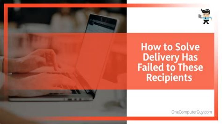 delivery has failed to these recipients or groups