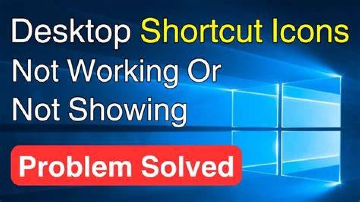 Desktop shortcuts not working / Problem with shortcut [FIX]
