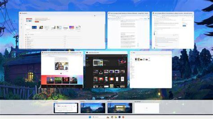 desktop-task0view windows 11 multiple desktops not working